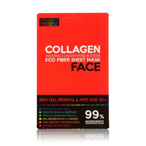 BeautyFace IST Ekspresowa maska odbudowująca z Kolagenem Morskim Twarz 1szt.