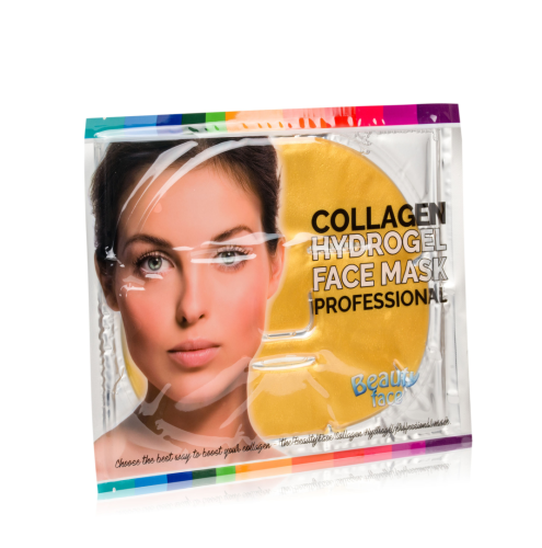 BeautyFace Przeciwzmarszczkowa szokowa kolagenowa maska ze złotem i kwasem hialuronowym 1szt.