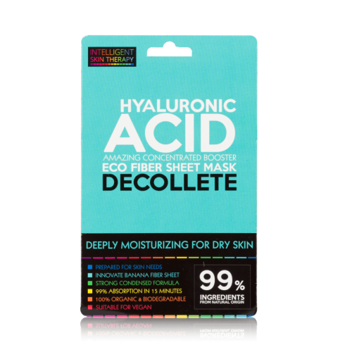 BeautyFace IST Ekspresowa maska nawilżająca z kwasem hialuronowym Dekolt 1szt.