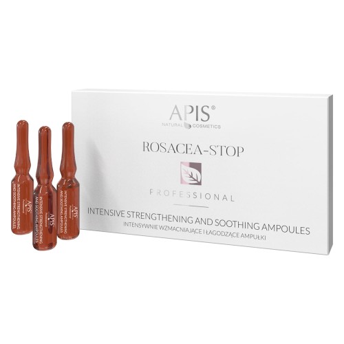 Apis Professional Rosacea-Stop Intensywnie wzmacniające i łagodzące ampułki (10x3ml)