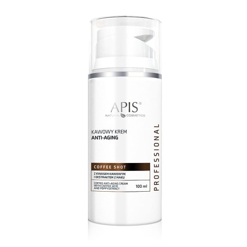 Apis Coffee Shot Kawowy krem Anti-Aging z kwasem kawowym i ekstraktem z maku 100ml