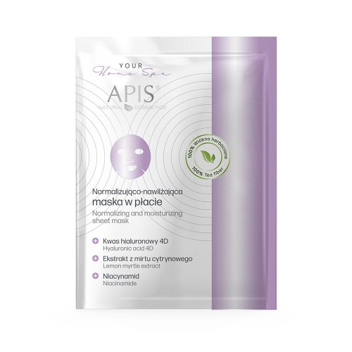 Apis Normalizująco-nawilżająca maska w płacie 20g