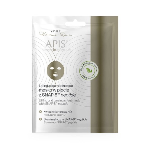 Apis Liftingująca i napinająca maska w płacie z SNAP-8 peptide 20g