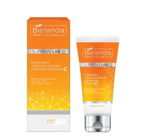 Bielenda Professional Supremelab Energy Boost Rozjaśniająco-odżywcza maseczka z ultrastabilną wit. C 70ml