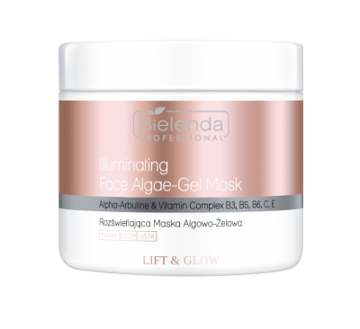 Bielenda Professional Lift&Glow Rozjaśniająca maska algowa 190g