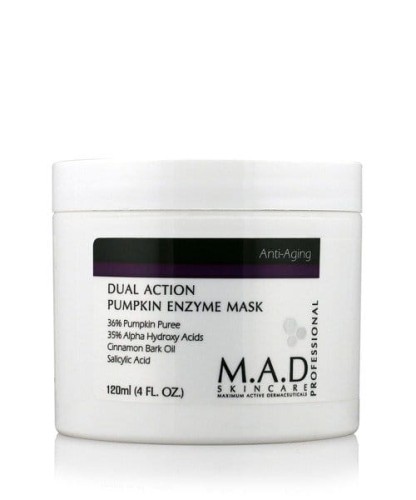 M.A.D Anti-Aging Dual Action Pumpkin Enzyme Mask Peeling Enzymatyczny dla skór dojrzałych 120ml 