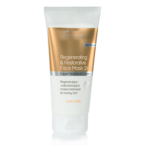 Bielenda Professional Lipid Care Regenerująco-odbudowująca maska do twarzy 2w1 150ml