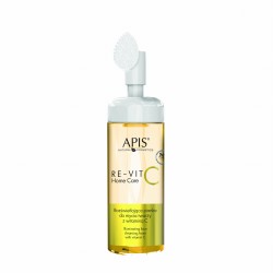 Apis RE-VIT HOME Pianka Do Mycia Twarzy Rozświetlająca z Witaminą C 150ml
