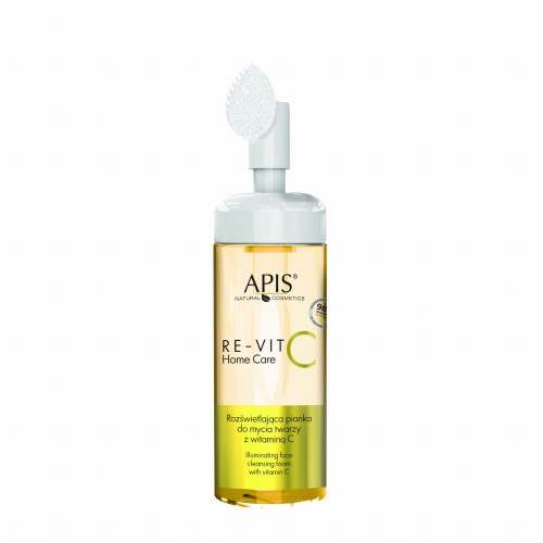 Apis RE-VIT HOME Pianka Do Mycia Twarzy Rozświetlająca z Witaminą C 150ml