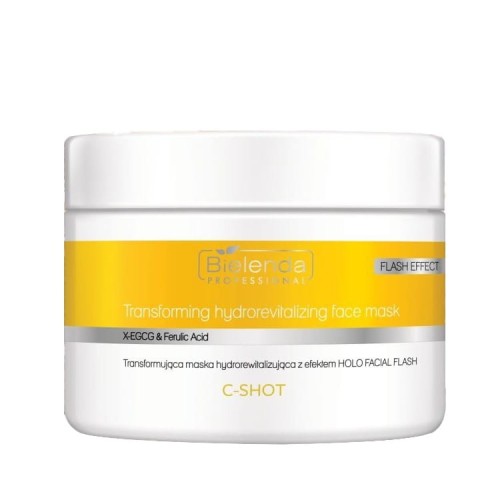 Bielenda Professional C-SHOT Transformująca maska hydrorewitalizująca efekt HOLO FACIAL FLASH 150ml