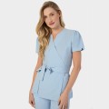 Fartuch kosmetyczny baby blue AMELIA wiązany  1szt. rozmiar 40