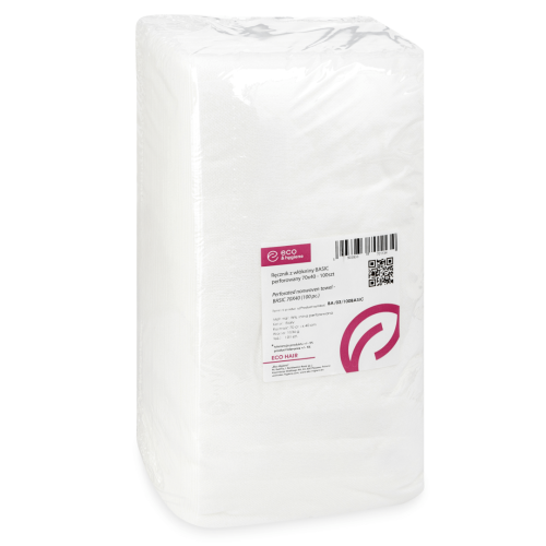 Ręcznik z włókniny BASIC perforowany 70x40cm 100szt. 