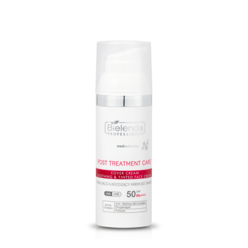 Bielenda Professional  Post Treatment Care Tonująco-Łagodzący krem do twarzy SPF50+ 50ml