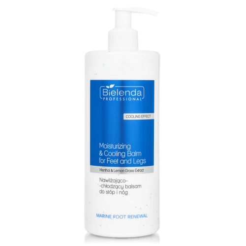 Bielenda Professional MARINE FOOT RENEWAL Nawilżająco-chłodzący balsam do stóp i nóg 500ml 