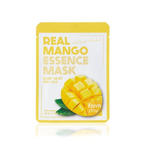 Farmstay Real Mango Essence Mask - Maska z Ekstraktem z Mango 1 szt.