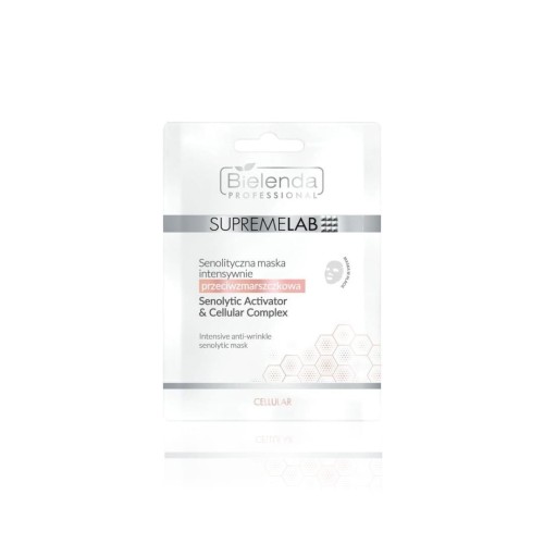 Bielenda Professional Supremelab Cellular Senolityczna Maska w płacie intensywnie przeciwzmarszczkowa 1 szt. 