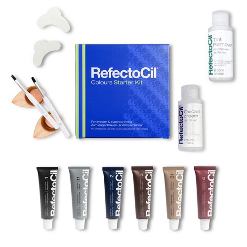 RefectoCil Colours Starter Kit - Zestaw do koloryzacji brwi i rzęs