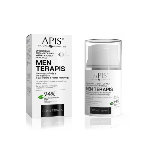 Apis Home TERAPIS MEN Wygładzający krem dla mężczyzn z minerałami z Morza Martwego 50ml