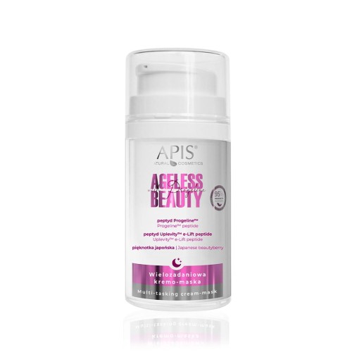 Apis AGELESS BEAUTY WITH PROGELINE Wielozadaniowa kremo-maska na noc z progeliną 50ml 