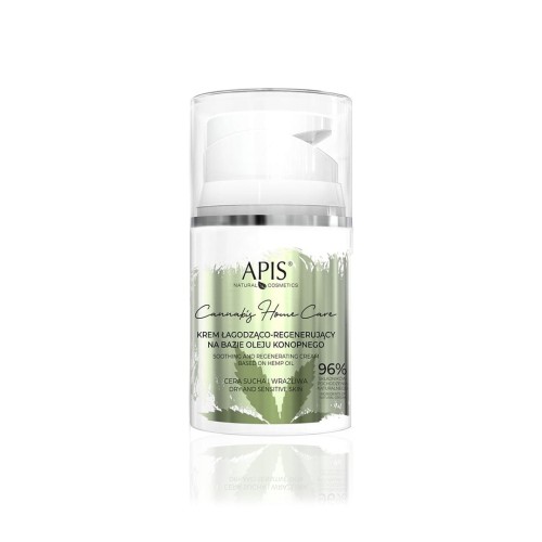 Apis CANNABIS HOME CARE Krem łagodząco-regenerujący na bazie oleju konopnego 50ml 