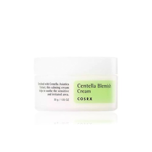 Cosrx Centella Blemish Cream - Krem łagodzący do skóry problematycznej z wąkrotą azjatycką 30ml 