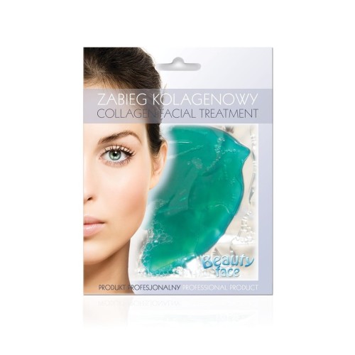 BeautyFace - Ujędrniająco-napinający zabieg kolagenowy z mikroelementami i mentolem (maska+serum) 