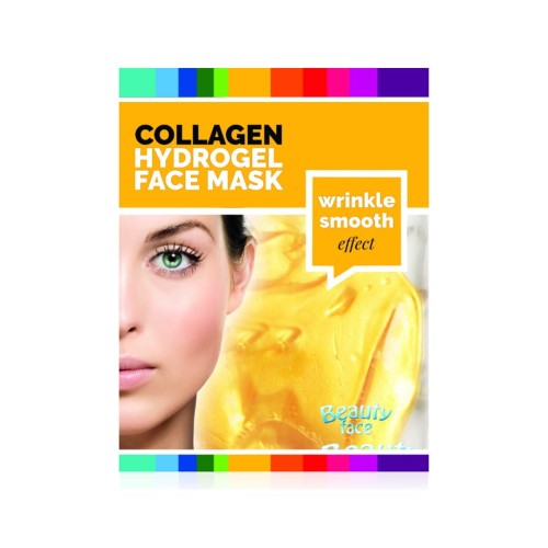 BeautyFace - Szokowy przeciwzmarszczkowy zabieg kolagenowy ze złotem i kwasem hialuronowym (maska+serum) 