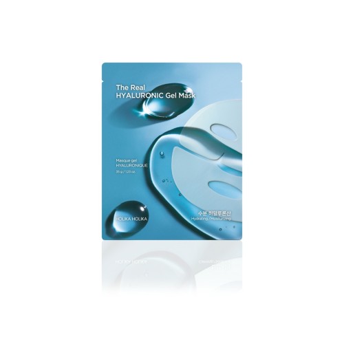 Holika Holika The Real Gel Mask Hyaluronic 35g - Hydrożelowa maska całonocna dla suchej i odwodnionej skóry