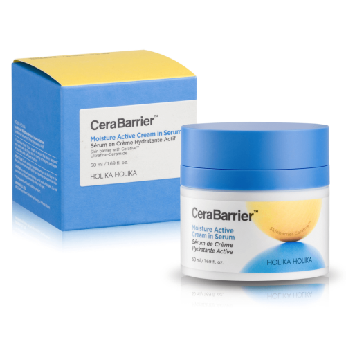 Holika Holika CeraBarrier Moisture Active Cream in Serum 50ml - Skoncentrowane nawilżające serum w kremie z ceramidami