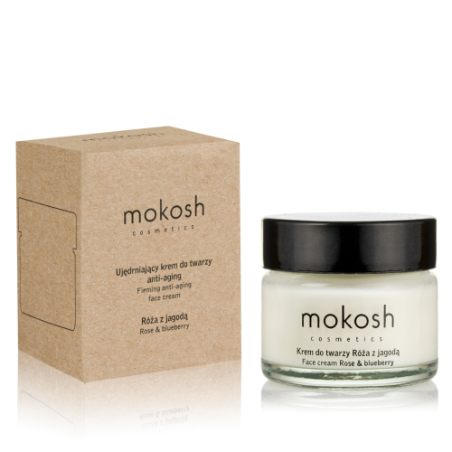 Mokosh Ujędrniający krem róża z jagodą 15ml