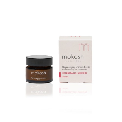 Mokosh Regenerujący krem do twarzy anti-pollution Malina 15ml