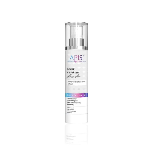 Apis Crystal Skin Tonik rozświetlający z efektem glass skin 150ml 