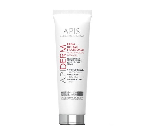 Apis APIDERM Odbudowująco-odżywczy krem do rąk i paznokci 100ml