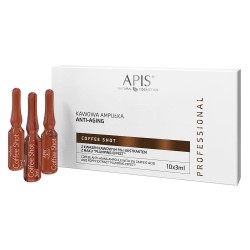 Apis Coffee Shot Kawowa ampułka Anti-Aging z kwasem kawowym i ekstraktem z maku (10x3ml)