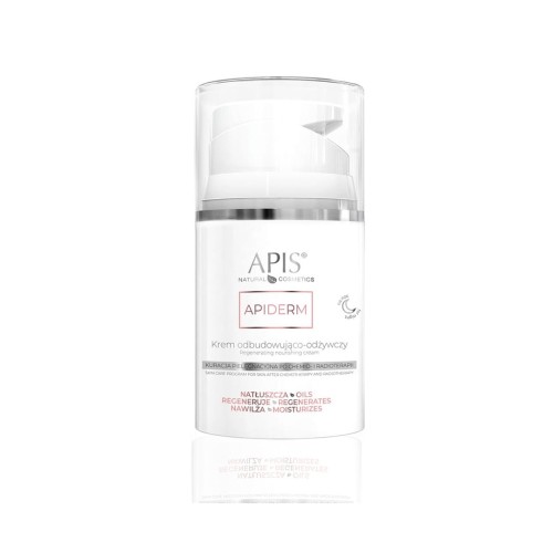 Apis APIDERM Krem odbudowująco-odżywczy na noc po chemio i radioterapii 50ml - koniec serii 