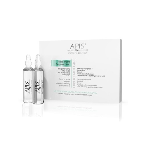 Apis EXPERT MED CARE Regenerujące ampułki niwelujące blizny potrądzikowe 5x10ml 