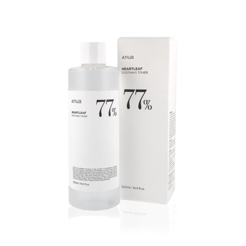 Anua - Heartleaf 77% Soothing Toner - Kojący tonik do twarzy 500ml