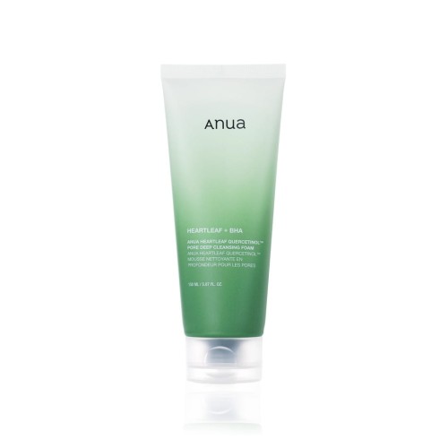 Anua - Heartleaf Quercetinol Pore Deep Cleansing Foam - Dogłębnie oczyszczająca pianka do twarzy 150ml 