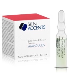 Skin Accents Matte Finish & Radiance Complex - Ampułki matujące 25x2ml
