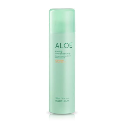 Holika Holika Aloe Cooling Sunscreen Spray SPF 50+ PA++++ 100ml - Aloesowy chłodzący spray przeciwsłoneczny