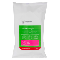MEDISEPT Velox DUO WIPES - chusteczki alkoholowe - Zapach Tea tonic - flowpack 50szt. 
