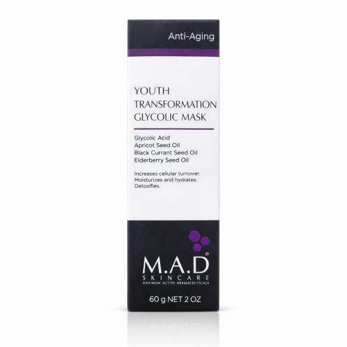 M.A.D Anti-Aging Youth Transformation Glycolic Mask - Maska z kwasem glikolowym 60g 