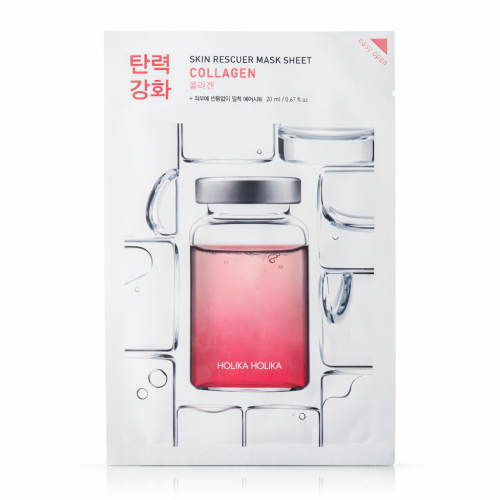 Holika Holika Skin Rescuer Mask Sheet Collagen - Kolagenowa przeciwstarzeniowa maska w płachcie 1 szt.