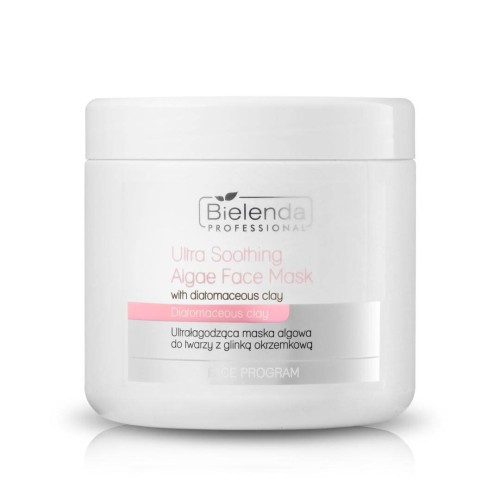 Bielenda Professional Ultra Soothing Algae Face Mask Ultra łagodząca maska algowa do twarzy z glinką okrzemkową 190g