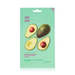 Holika Holika Pure Essence Mask Sheet Avocado - Maska nawilżająca i przywracająca elastyczność w płachcie z ekstraktem z awokado 1szt. 