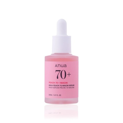 Anua - Peach 70% Niacin Serum - Serum rozjaśniające z 70% wodą brzoskwiniową 30ml