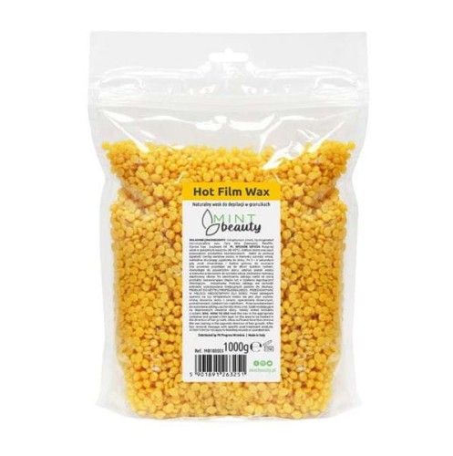 MINTbeauty Hot Film Wax Natural Wosk twardy do depilacji w granulkach 1kg