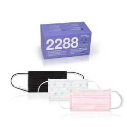 Premium Plus Maseczki chirurgiczne z gumką typ IIR (2288) różne kolory 50 szt.