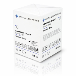 Kompresy z gazy niesterylne 100szt. Intra-Med - różne rozmiary 