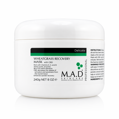 M.A.D Delicate Wheatgrass Recovery Mask Kremowa maska łagodząca 240g